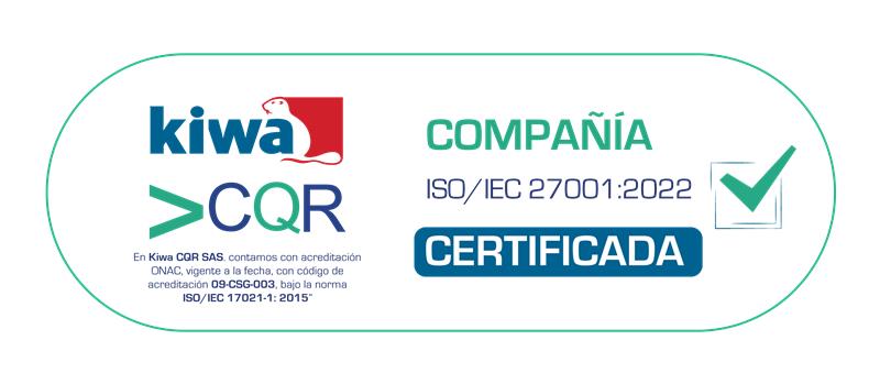 Certificado por Kiwa CQR SAS